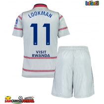 Camisa de Futebol Atletico Madrid Ademola Lookman #11 Equipamento Alternativo Infantil 2026-27 Manga Curta (+ Calças curtas)